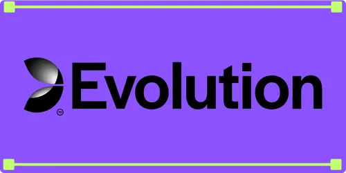 Evolution logo on WinRolla (winrollacasinos.com)